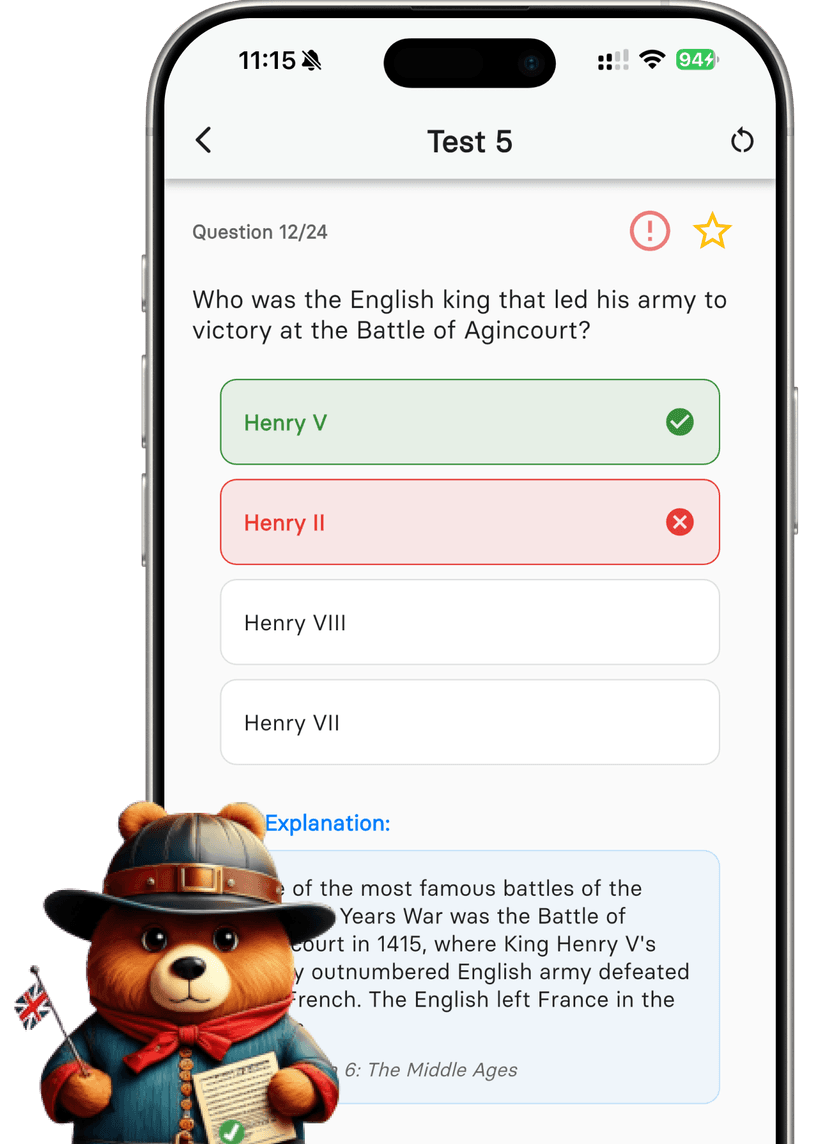 Life in the UK Test App screenshot