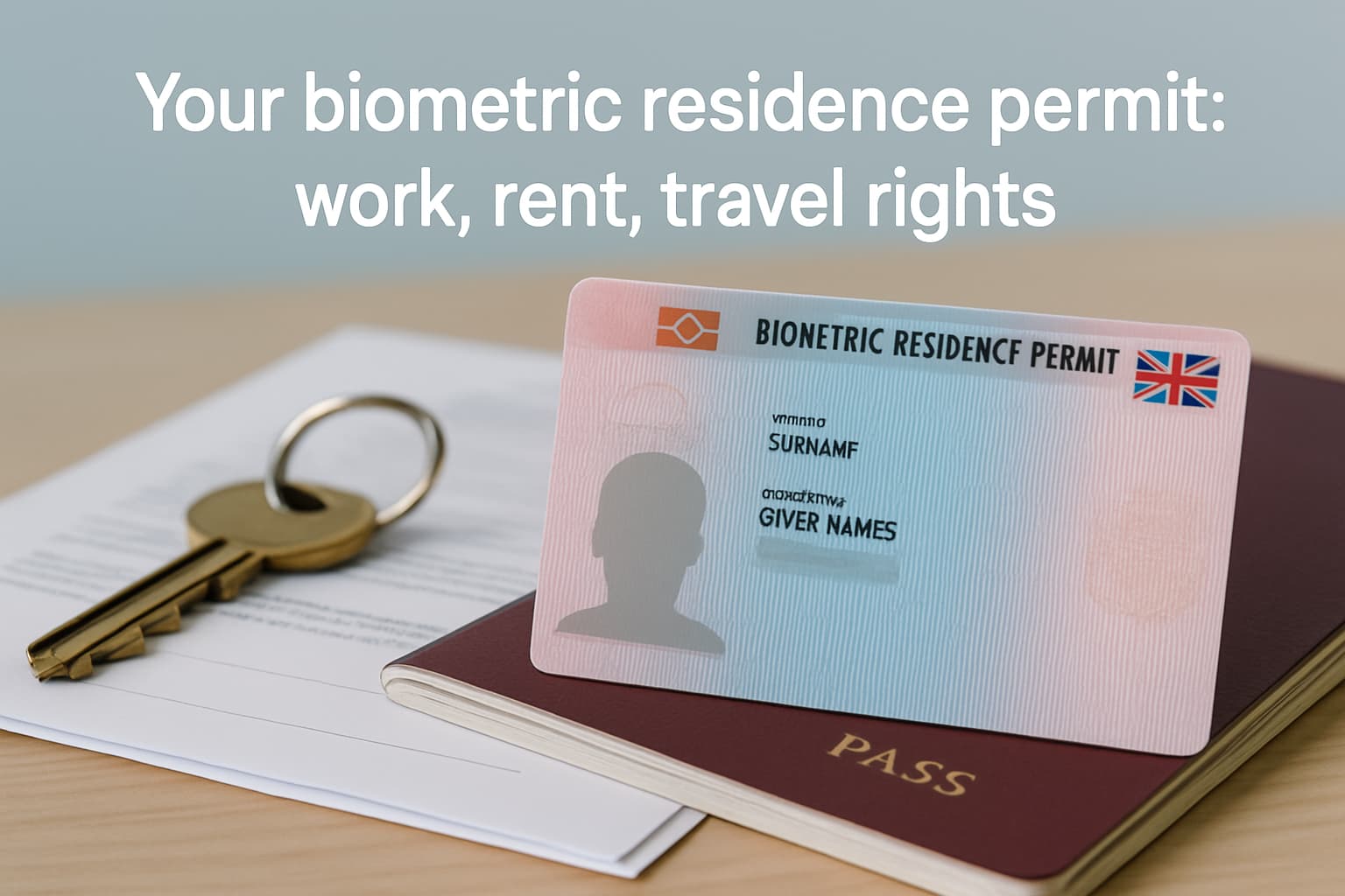 Your biometric residence permit: work, rent, travel rights